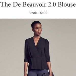 The De Beauvoir 2.0 Blouse XL Black